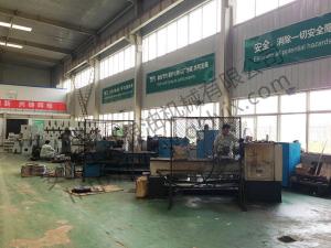 Lathe processing area